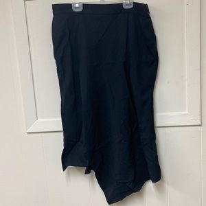 Camalgori New Virgin Wool Made in Italy Stretch Asymmetrical Lined Skirt